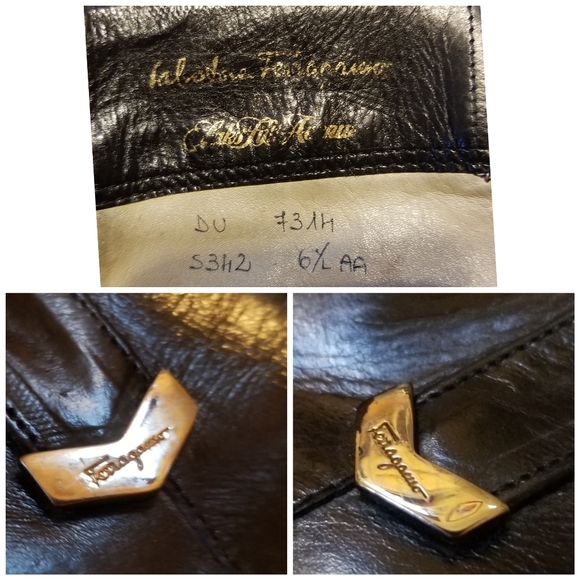Salvatore Ferragamo tall black leather boots 6.5 - Picture 6 of 8